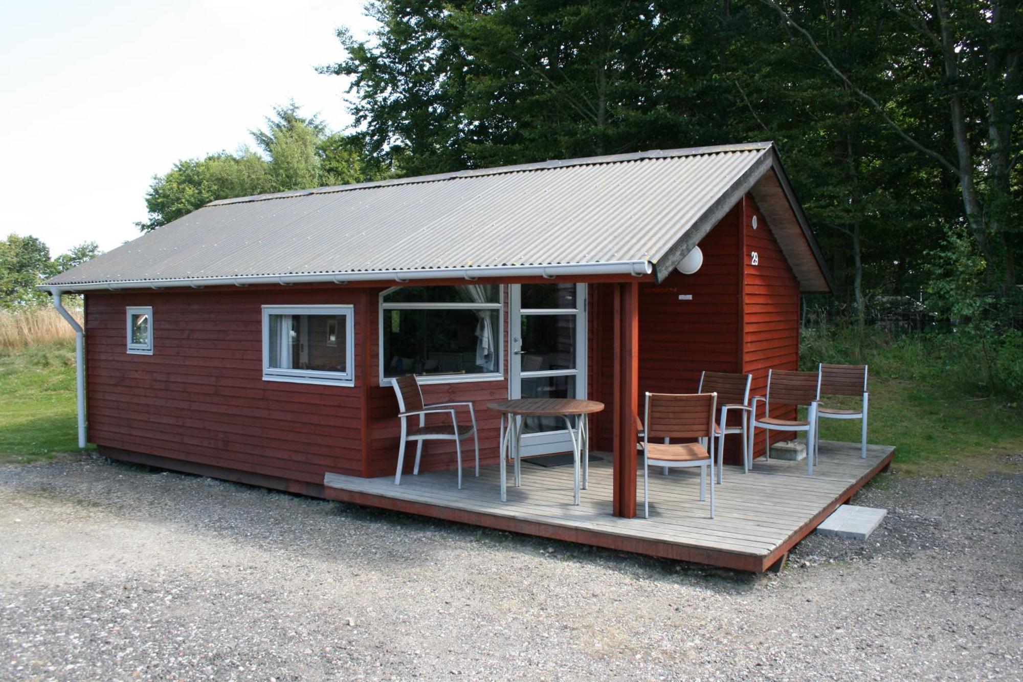 Svalereden Strand Camping Cottages Sæby Exterior foto