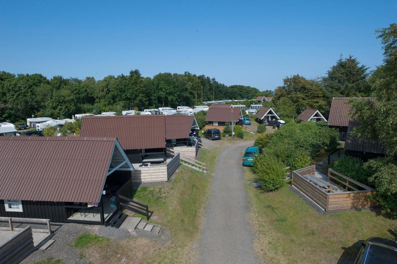 Svalereden Strand Camping Cottages Sæby Exterior foto