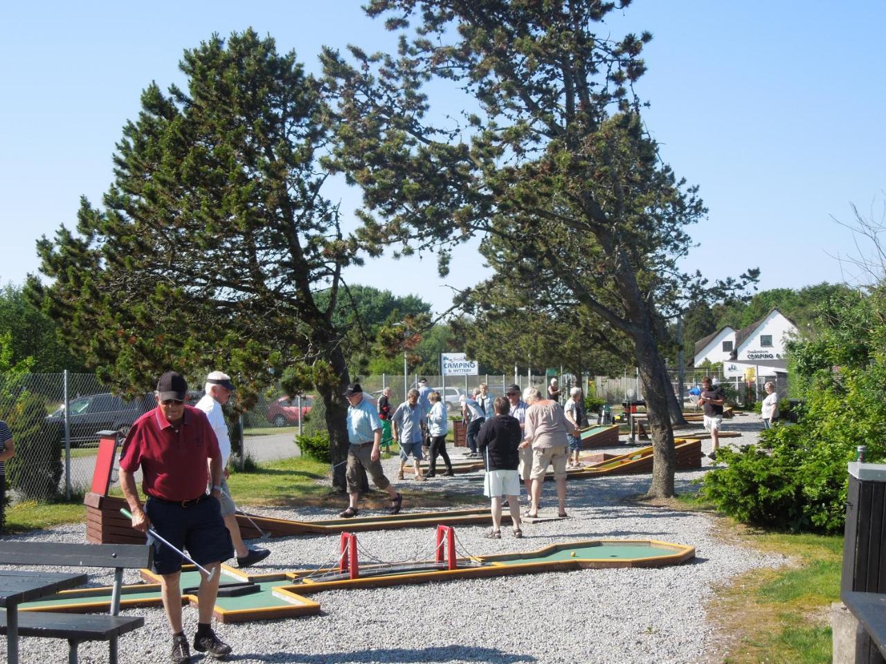 Svalereden Strand Camping Cottages Sæby Exterior foto